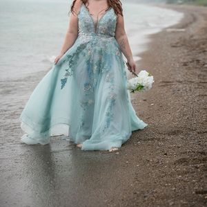 Blue formal Ellie Wild dress